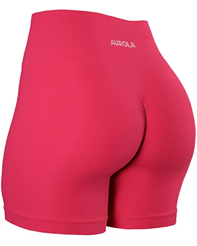 AUROLA Power Workout Shorts for Women Seamless Scrunch Gym Yoga Running Active Short
